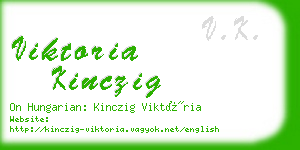 viktoria kinczig business card